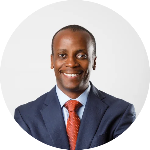 Headshot of Charles Mwebeiha, Co-Founder & Partner of Sango Capital